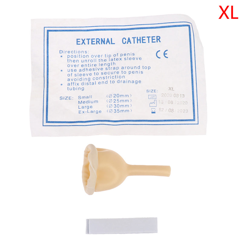 Male External Catheter Medical Sterilized Latex Catheter Urine Collector Elderly Incontinence Urinary Latex Sleeve