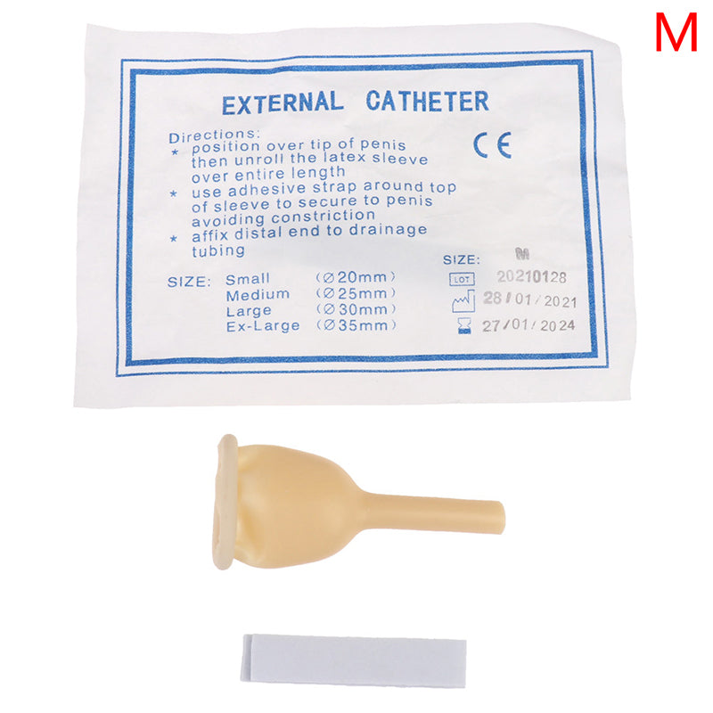 Male External Catheter Medical Sterilized Latex Catheter Urine Collector Elderly Incontinence Urinary Latex Sleeve