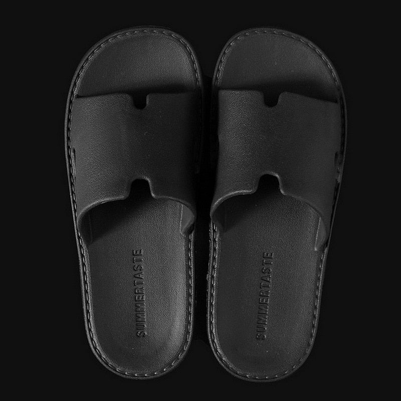 Fashion Women Summer Soft Slippers Thick Platform Bathroom Home Men Indoor Non-slip Anti-slip Female Cloud Cushion Slides