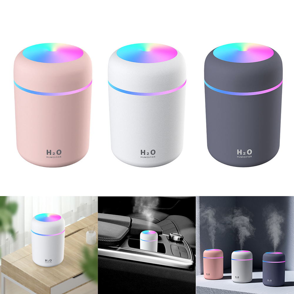 VIP Portable Humidifier USB Ultrasonic Dazzle Cup Aroma Diffuser Cool Mist Maker Air Humidifier Purifier with Romantic Light